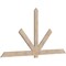 Ekena Millwork Kennewick Smooth Timber Gable Bracket, Douglas Fir, 108"W x 54"H x 1 1/2"D x 5 1/2"F, 12/12 Pitch GBW108X54X0206KEN00SDF - alternate 4